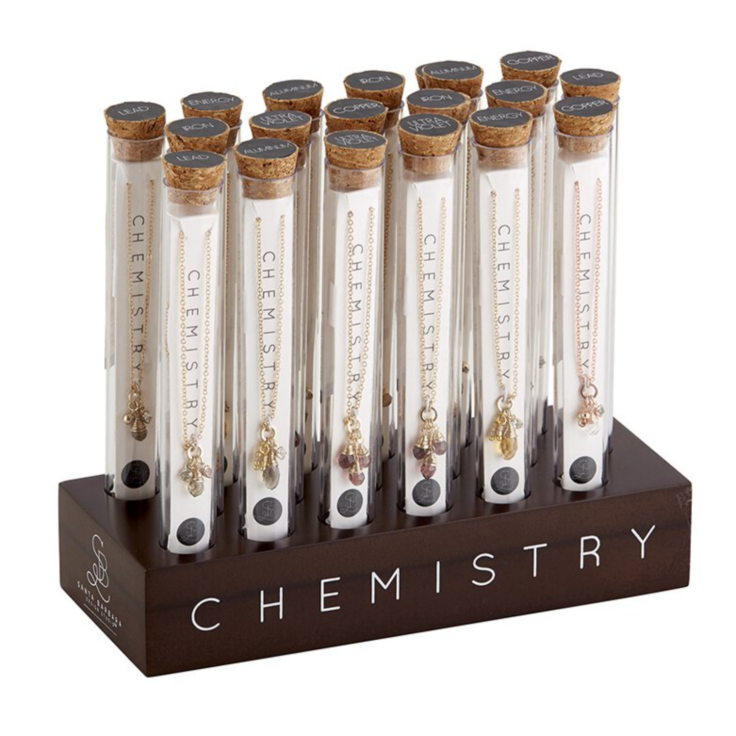 Chemistry Necklace- Copper