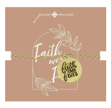 Faith Over Fear JM Bracelet