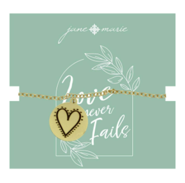 Love Never Fails JM Bracelet