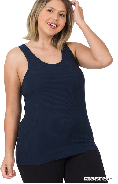 FINAL SALE Curvy Basic Under The Things Tank