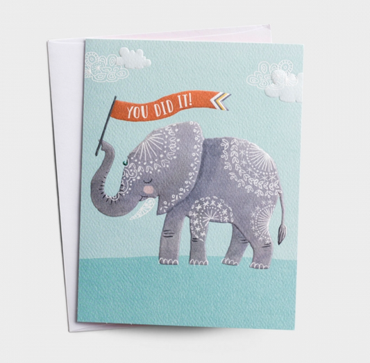 "You Did It" Congratulations Card