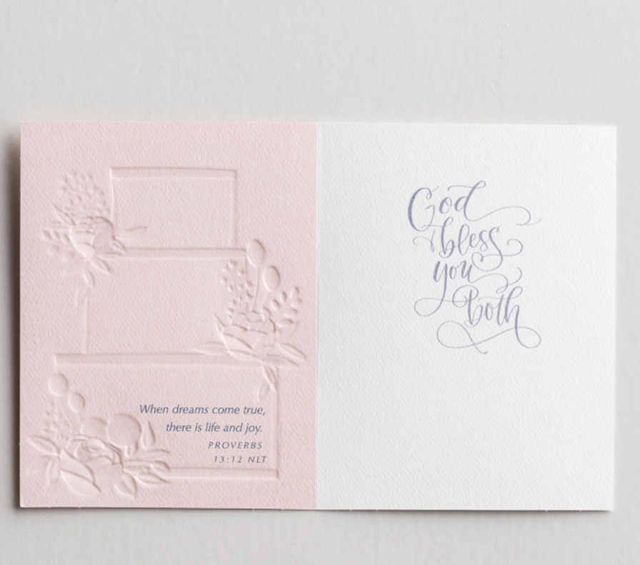 "Happily Every After" Wedding Card