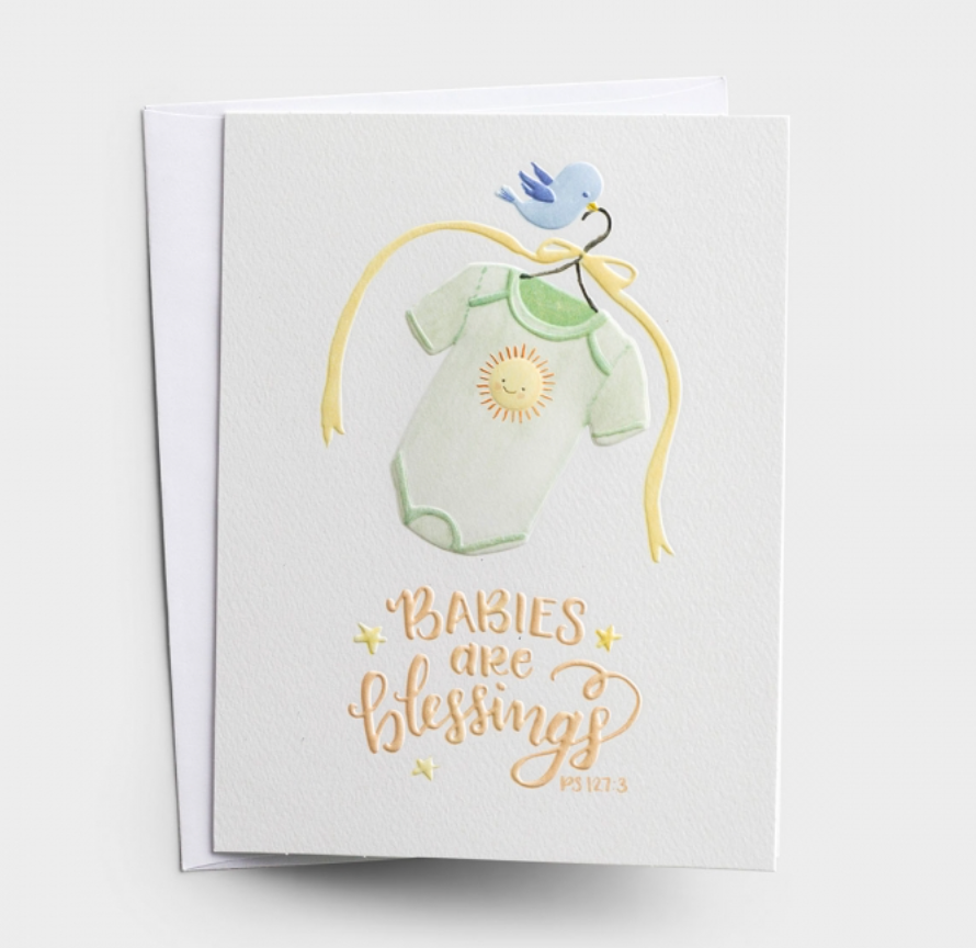 "Babies Are Blessing" Baby Card