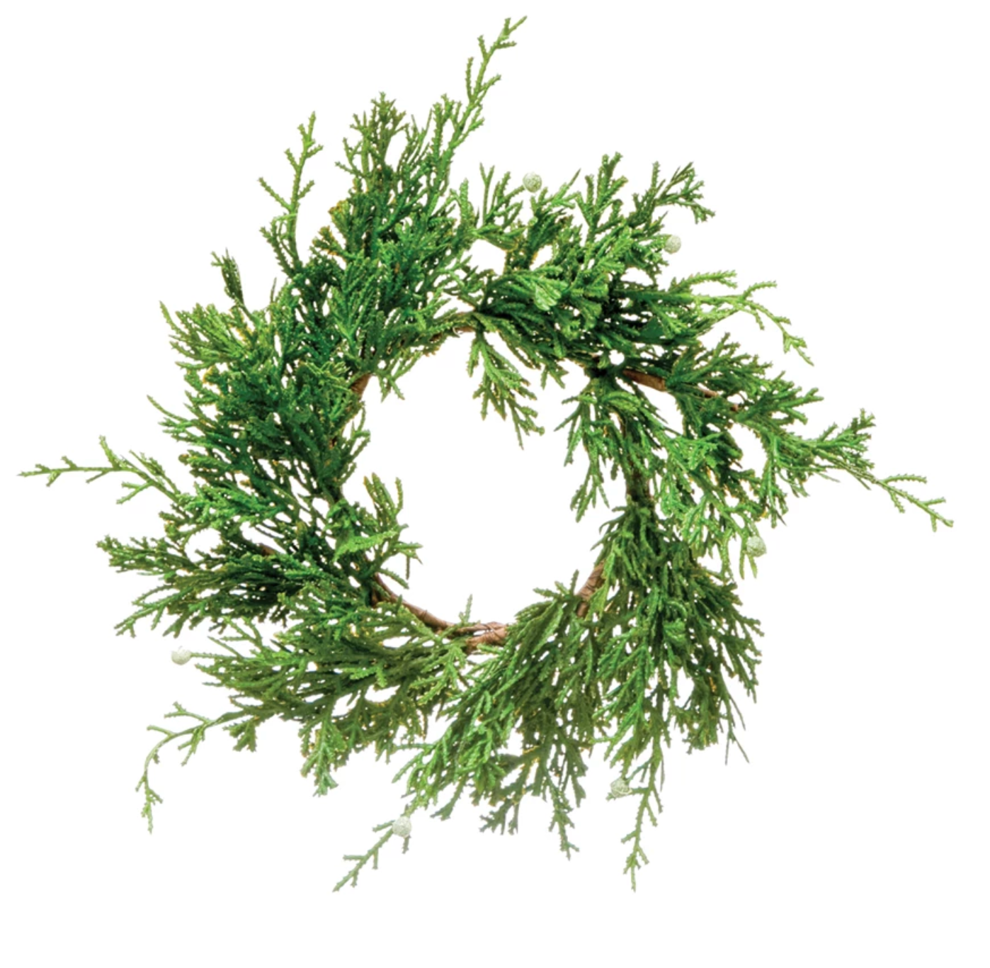 Faux Juniper Wreath