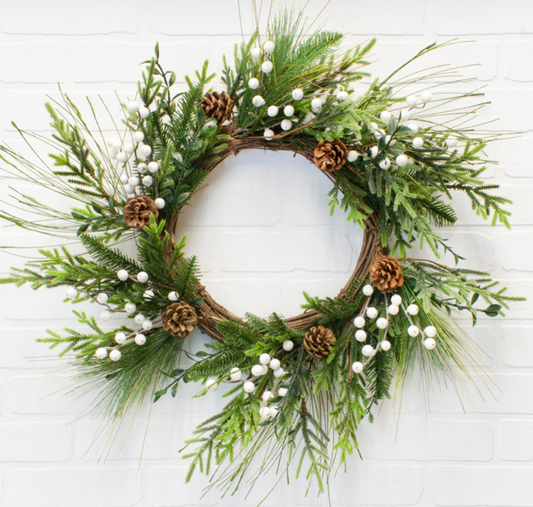 Winterberry and Fir Wreath