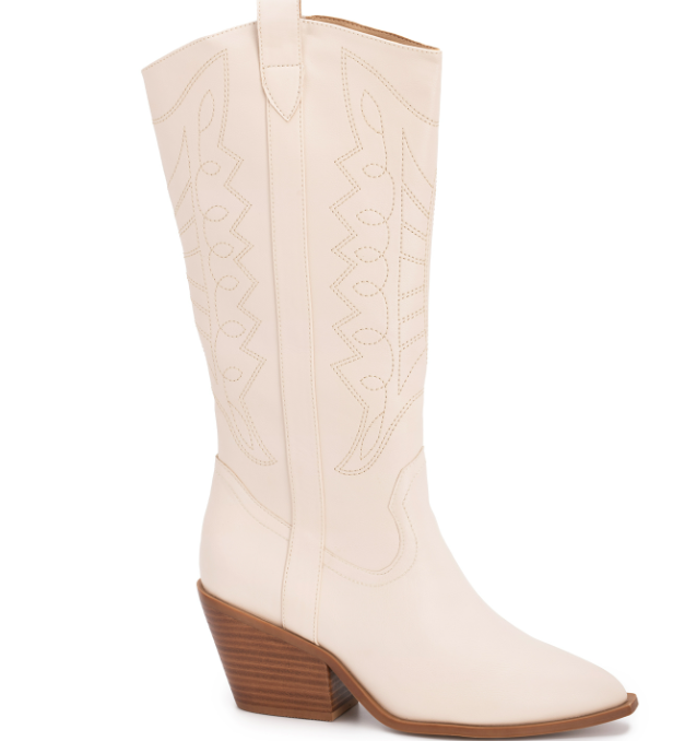 FINAL SALE Off White Tall Howdy Corkys Boot