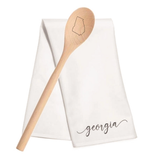 Georgia Tea Towel & Spoon Set