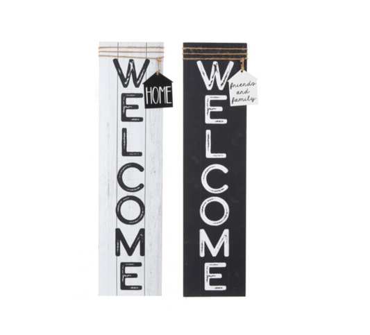 Welcome Sign with Tag