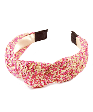 Taylor Two Tone Knotted Rattan Headband