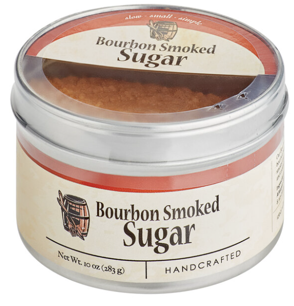 Bourbon Barrel Smoked Sugar Tin 10oz
