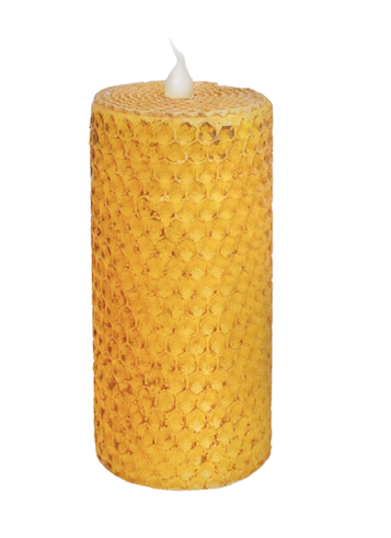 Tall Honeycomb Votive LED - 2 x 4 in