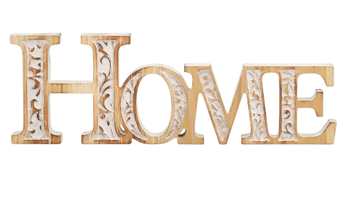 Home Cutout Sign - 11.5 x 4 x 1.8 in