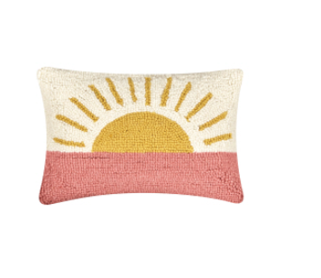 Sun Rise Hook Decorative Pillow