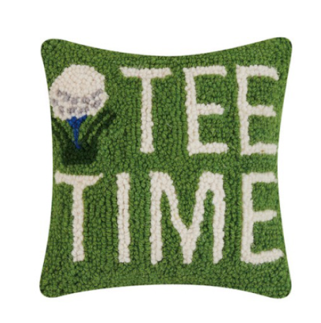 Golf Tee Time Decorative Pillow