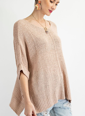Knitted Loose Fit Sweater