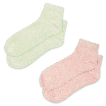 Spa Socks Set Of 2 - Aloe Infused