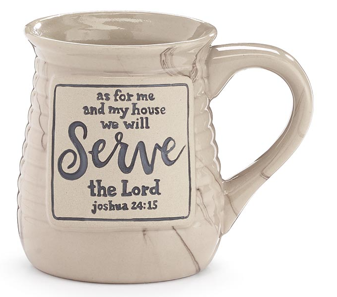 "As For Me & My House" Porcelain Mug