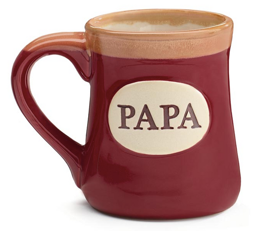 "Papa" Porcelain Mug with Message
