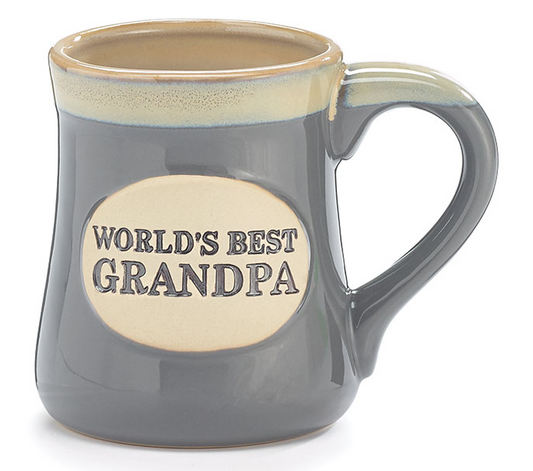 "World's Best Grandpa" Porcelain Mug