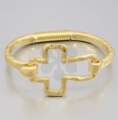 Eve Cross Bangle Bracelet