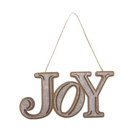 Joy Christmas Hanger - 7 in