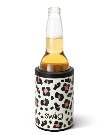 Swig Luxy Leopard Bottle and Can Can Cooler (12oz)
