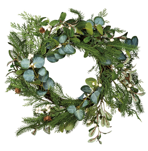 Mistletoe Mix Wreath