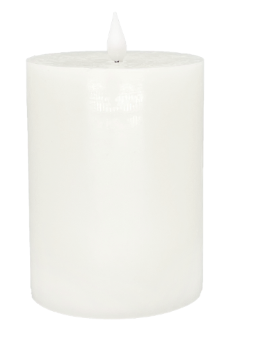 LED White Pillar Candle