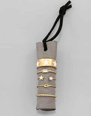 White Star Multi RIng Set