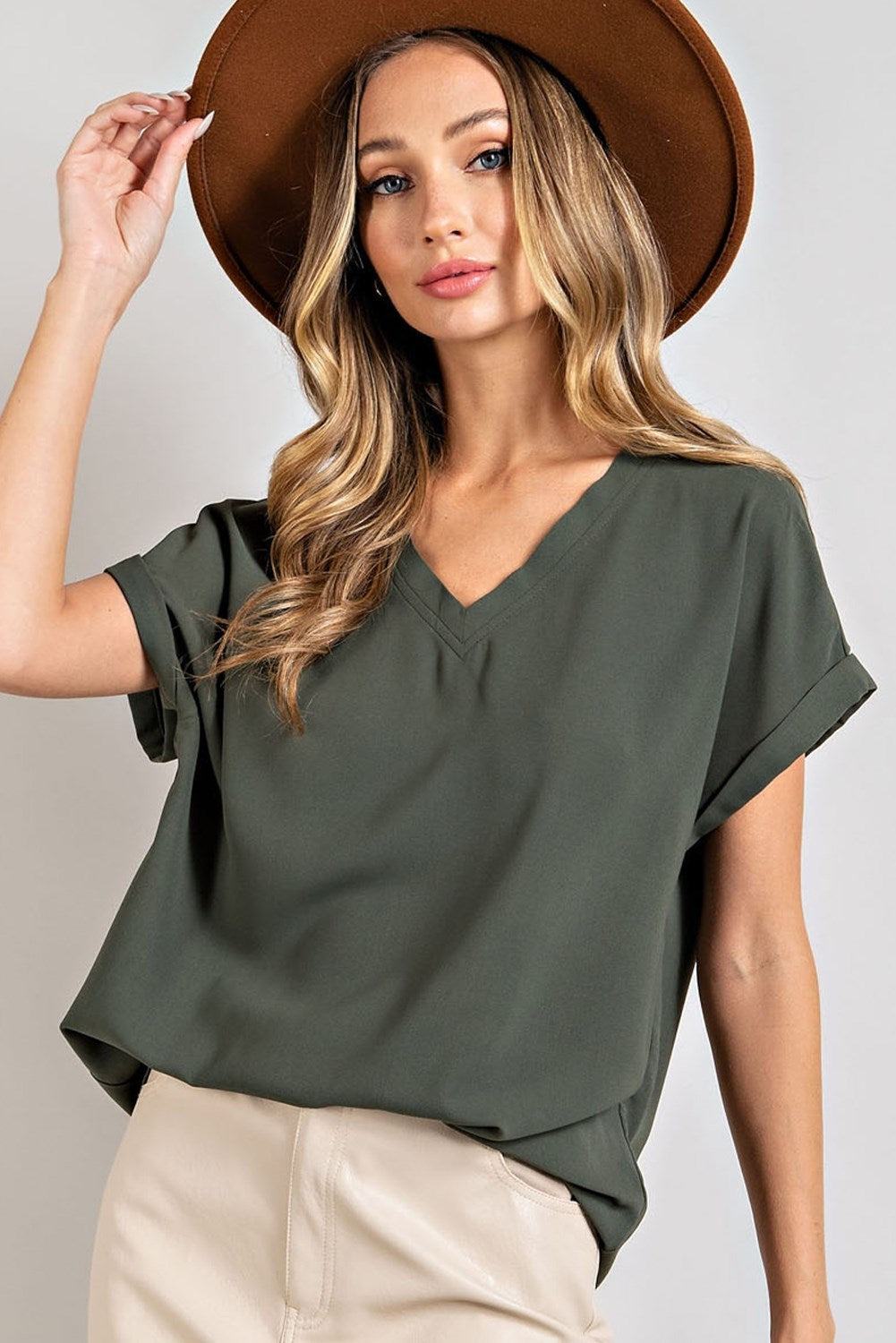 My Must Have Basic V Neck Top