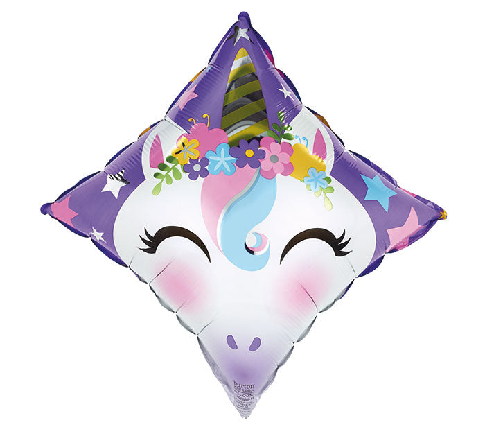 17" Unicorn Diamond Foil Balloon