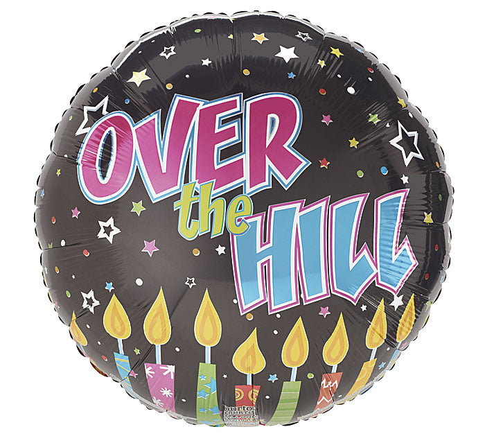 17" Over the Hill Blowout Birthday Balloon