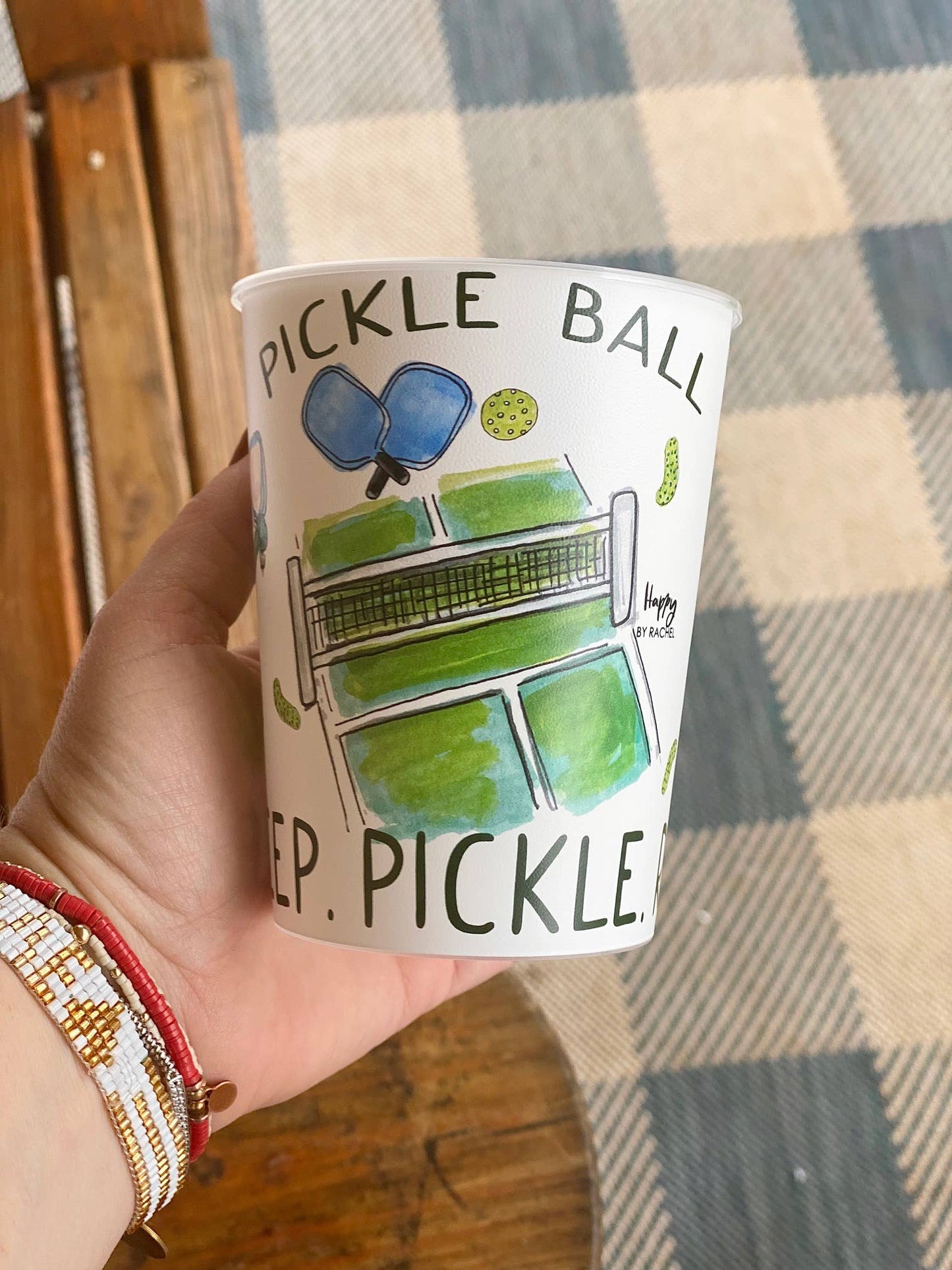 Pickle Ball Reusable Party Cups, gifts, fun cup