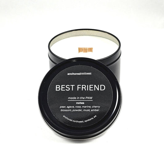 Best Friend Wood Wick Travel Soy Candle 6oz