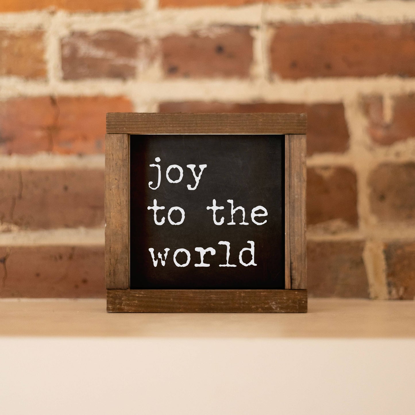 Joy to the World 6x6 Wood Sign