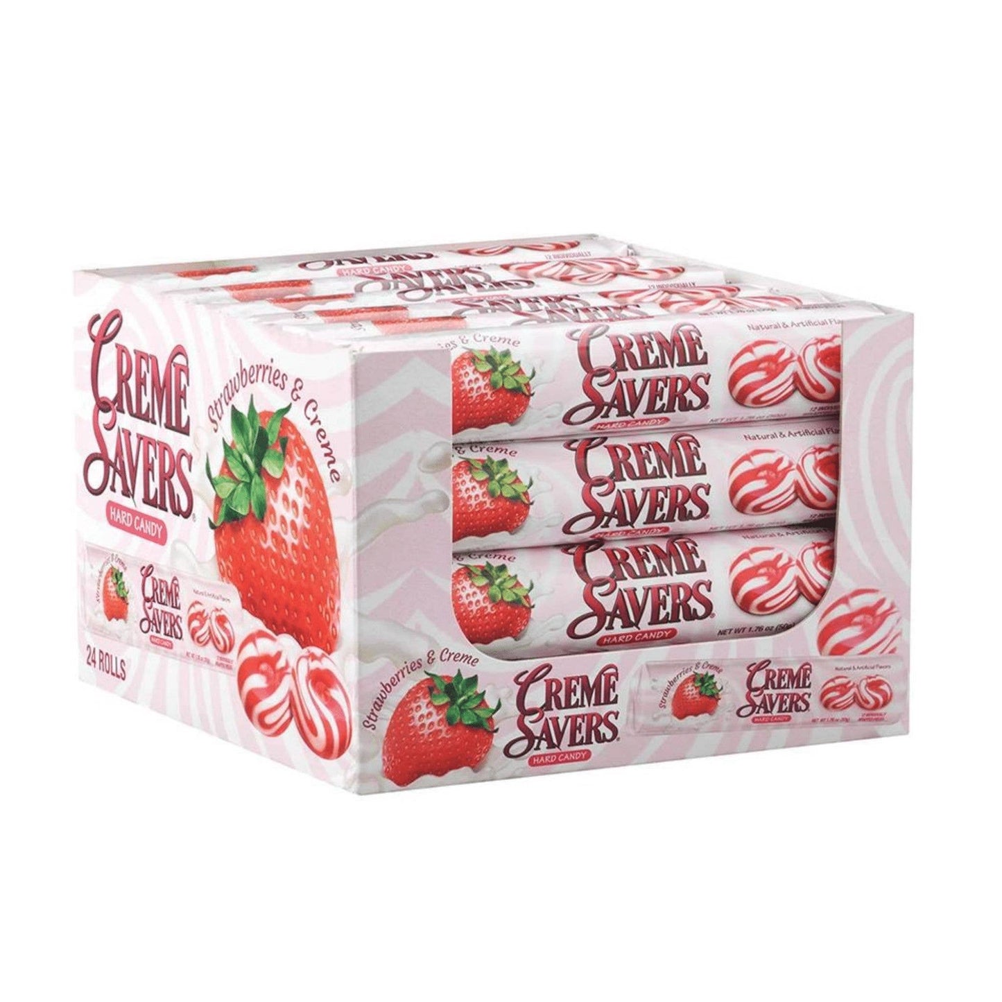 Creme Saver Strawberries & Cream Candy 1.76oz