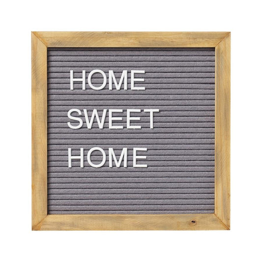12"" Gray Letter Board (includes 144 letters/symbols)