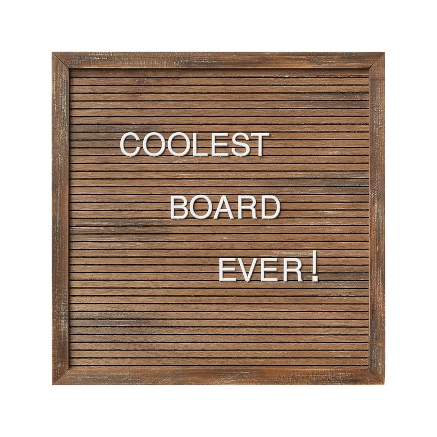 Wood Letter Board (includes 144 letters/symbols)