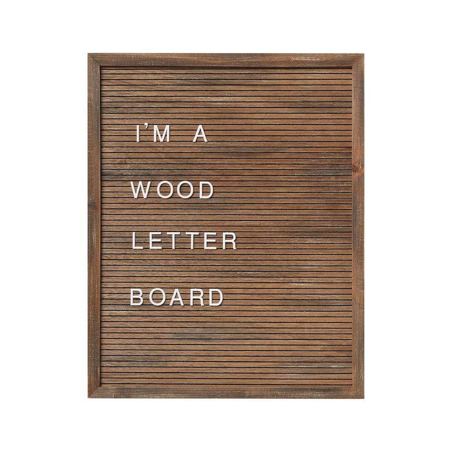 Wood Letter Board (includes 144 letters/symbols)
