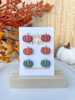 Pumpkin Triple Pack | Fall Basics | Fall|  Clay Earrings