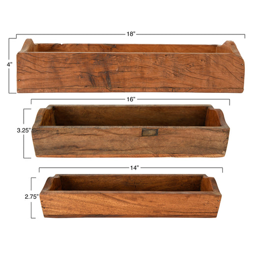 Wood Boxes, 3 Sizes to Choose From