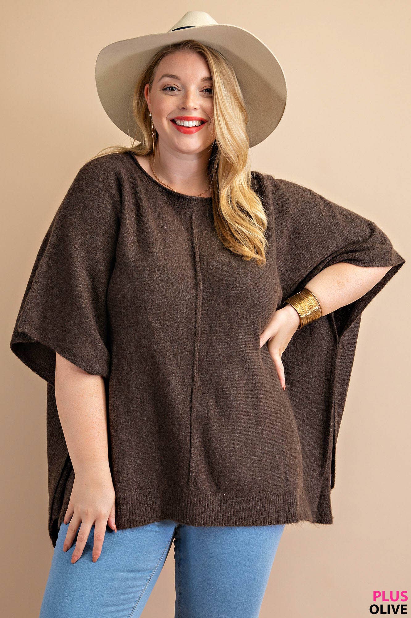 McKenzie Poncho Lightweight Sweater