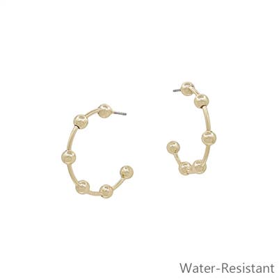 Whitley Water Resistant Hoop Earrings