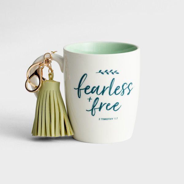 "Fearless & Free" Mug With Tassle