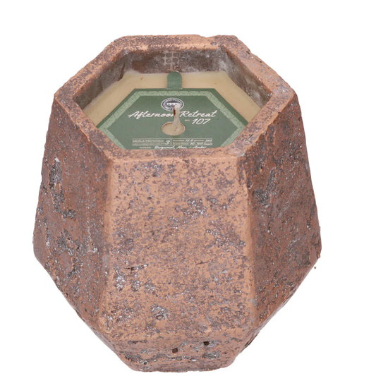 Afternoon Retreat 12.8oz Aged Metallic Candle